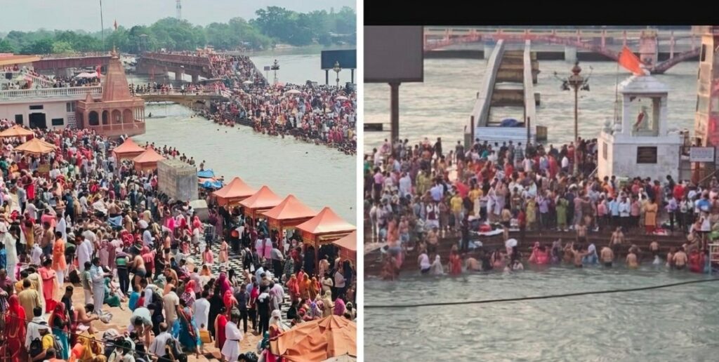 बुद्ध पूर्णिमा पर हरिद्वार में उमड़ा आस्था का सैलाब, “हर-हर गंगे” के जयघोष से गूंजे गंगा घाट बुद्ध पूर्णिमा पर हरिद्वार में उमड़ा आस्था का सैलाब, “हर-हर गंगे” के जयघोष से गूंजे गंगा घाट