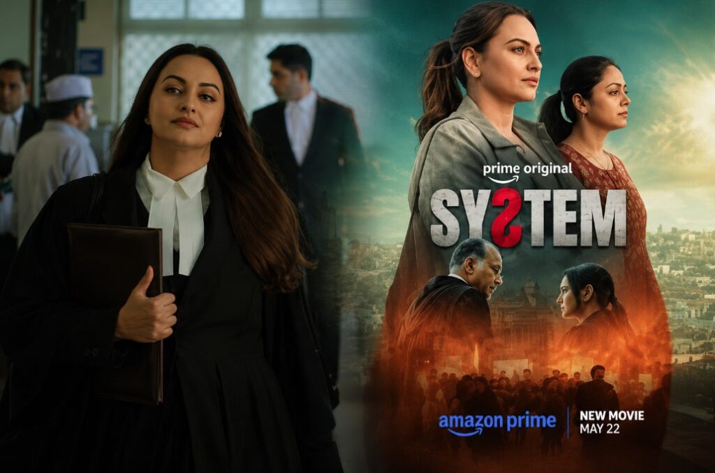 सोनाक्षी सिन्हा की ‘सिस्टम’ का ट्रेलर रिलीज, कोर्टरूम ड्रामा में दिखेगी न्याय की जंग सोनाक्षी सिन्हा की ‘सिस्टम’ का ट्रेलर रिलीज, कोर्टरूम ड्रामा में दिखेगी न्याय की जंग
