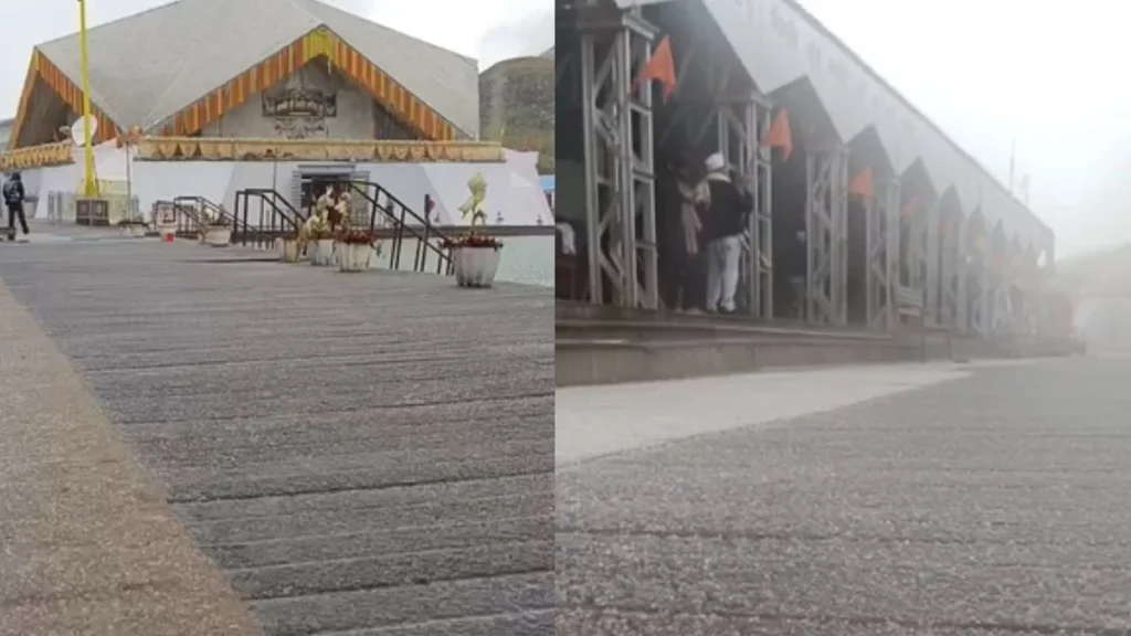 उत्तराखंड में मौसम का बदला मिजाज: हेमकुंड साहिब में सीजन की पहली बर्फबारी, केदारनाथ घाटी में भारी बारिश और कोहरे का अलर्ट उत्तराखंड में मौसम का बदला मिजाज: हेमकुंड साहिब में सीजन की पहली बर्फबारी, केदारनाथ घाटी में भारी बारिश और कोहरे का अलर्ट