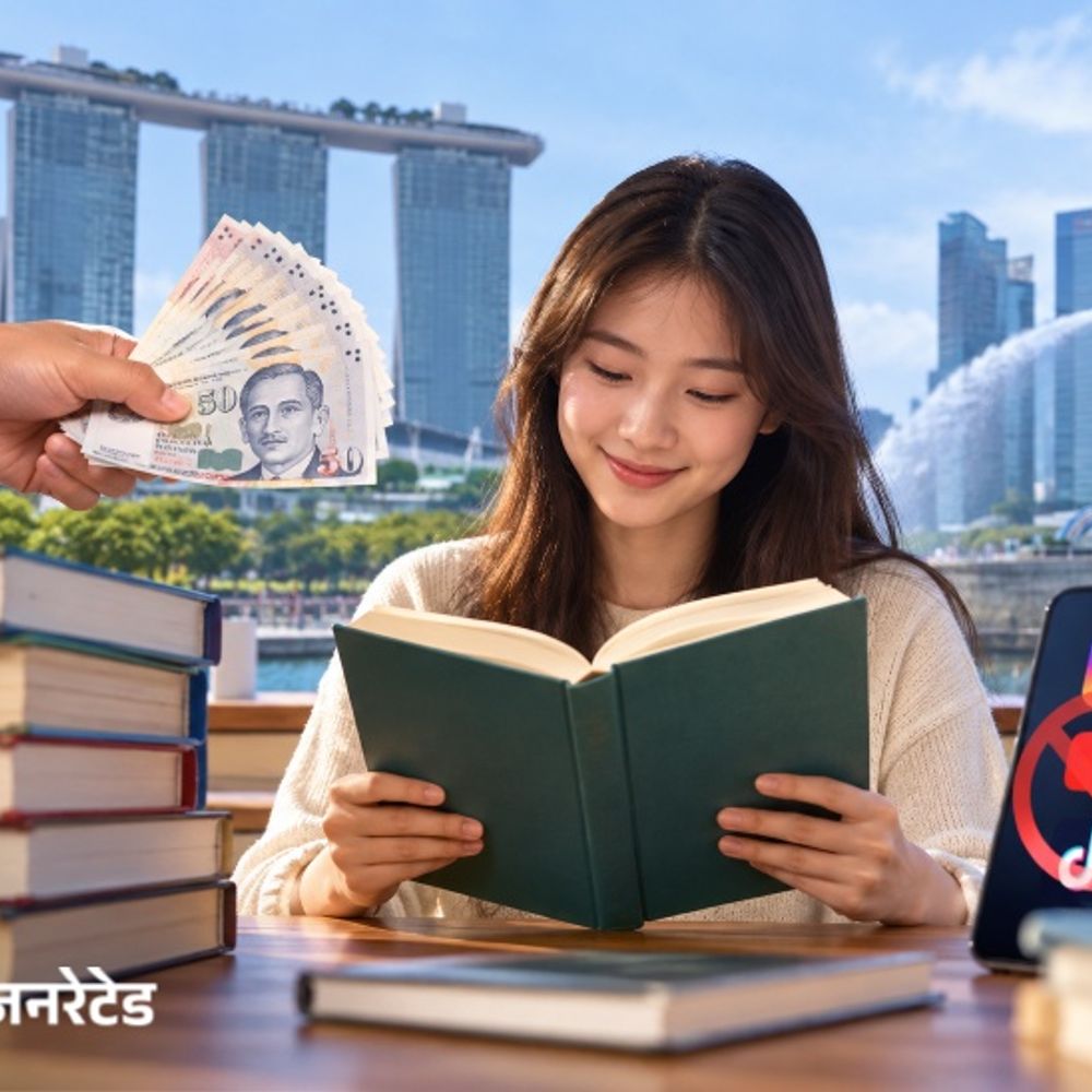 स्मार्टफोन की लत छुड़ाने के लिए सिंगापुर का मास्टरस्ट्रोक: अब किताब पढ़ने के बदले मिलेंगे नकद इनाम स्मार्टफोन की लत छुड़ाने के लिए सिंगापुर का मास्टरस्ट्रोक: अब किताब पढ़ने के बदले मिलेंगे नकद इनाम