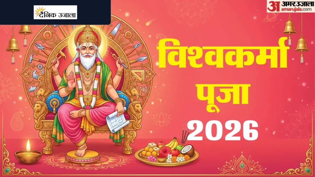 विश्वकर्मा पूजा 2026: शिल्प और निर्माण के देवता की आराधना का महापर्व आज, जानें इस दिन का विशेष महत्व विश्वकर्मा पूजा 2026: शिल्प और निर्माण के देवता की आराधना का महापर्व आज, जानें इस दिन का विशेष महत्व